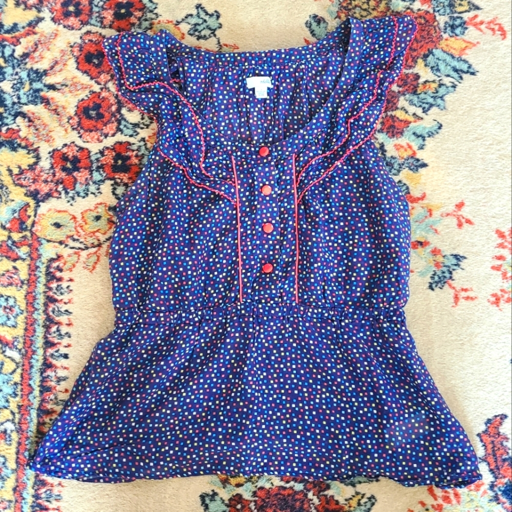 Odille Peplum Ruffle Top